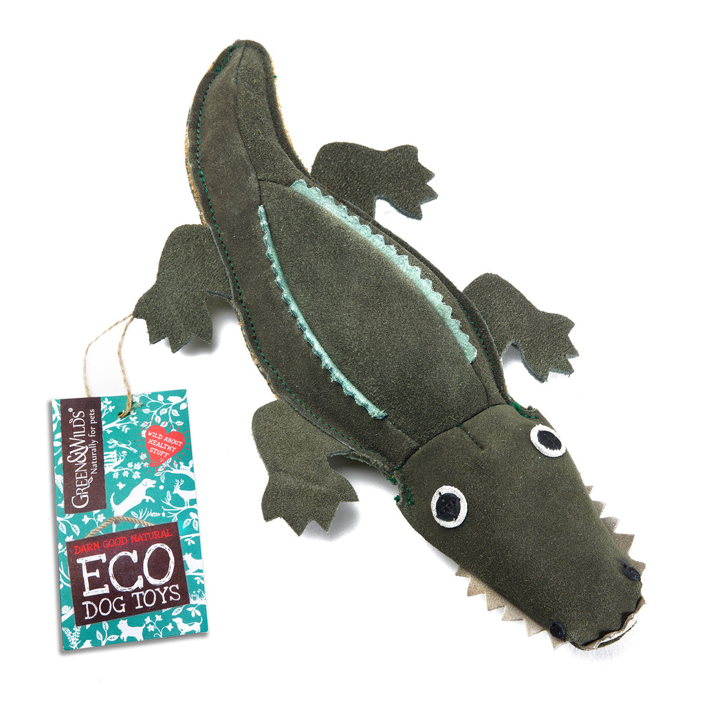 Colin the Crocodile Eco Dog Toy
