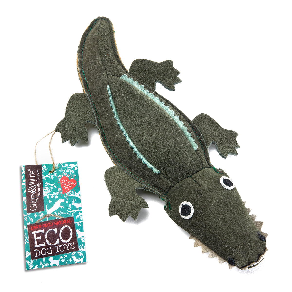 Colin the Crocodile Eco Dog Toy